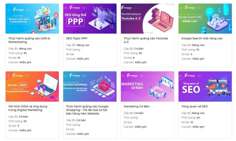 Đang miễn phí hàng ngàn khoá học chụp ảnh, marketing, SEO,…