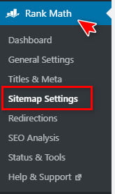 Cách định cấu hình sitemap trên Rank Math SEO 1