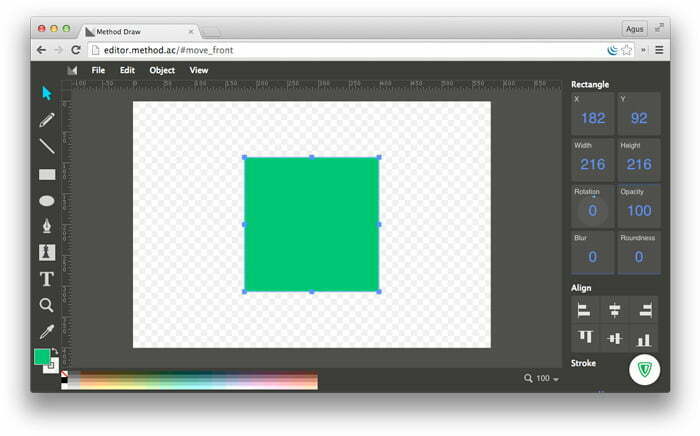 Method Draw: A Simple SVG Editor