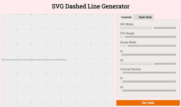 SVG stroke dash generator