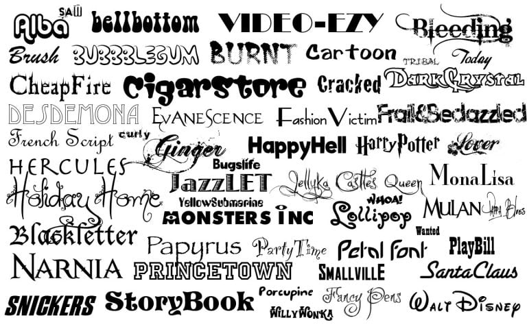 40 font chữ Truyện tranh và Hoạt hình miễn phí