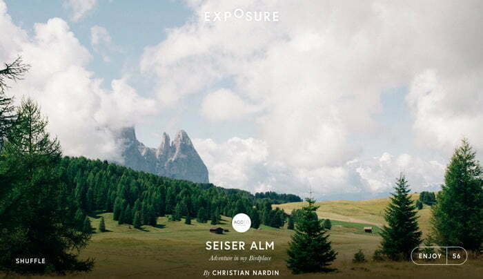 Inspiration Background – Exposure New Tab