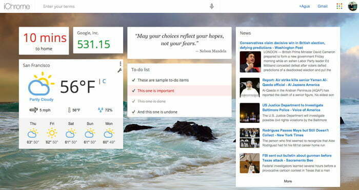 Personal Dashboard – iChrome New Tab