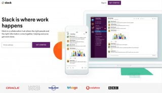 slack home page