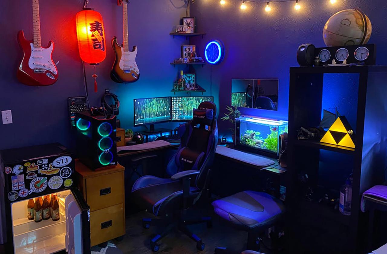 cool home workstation