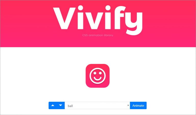 Vivify – Thư viện animation CSS độc đáo