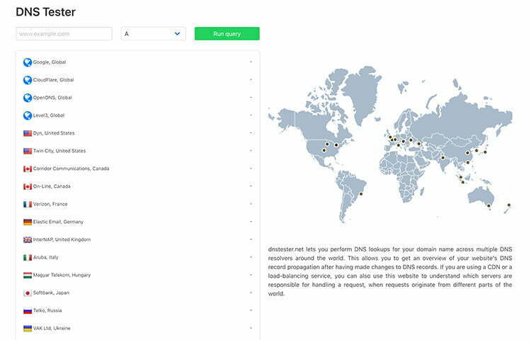 Trình kiểm tra DNS