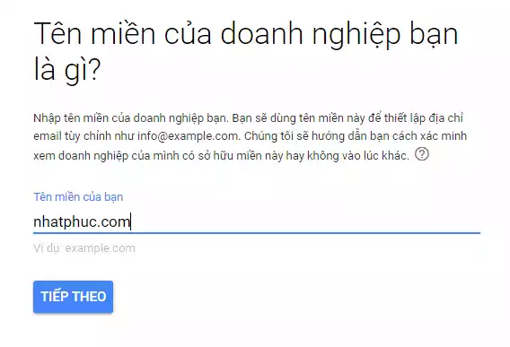 Cách sử dụng Gmail với tên miền tùy chỉnh của bạn 5