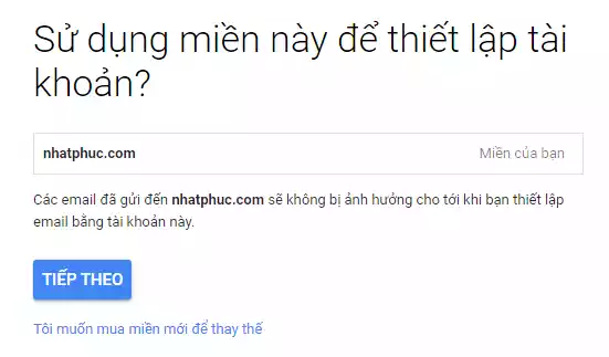 Cách sử dụng Gmail với tên miền tùy chỉnh của bạn 6