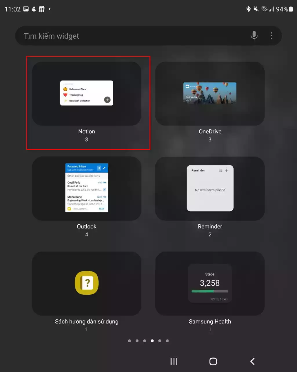 Cách sử dụng widget Notion trên Android 1