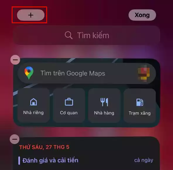 Cách thêm widget Notion vào iPhone