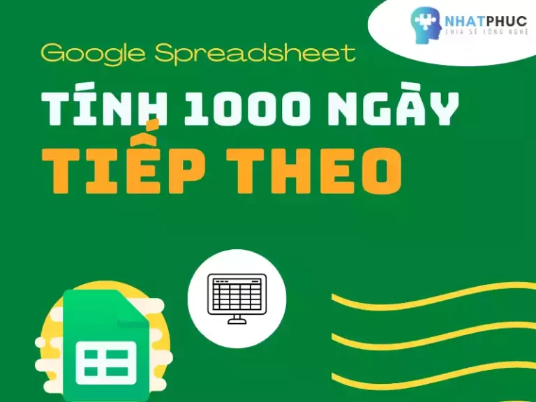 Cách tính 1000 ngày tiếp theo là ngày nào nhanh nhất