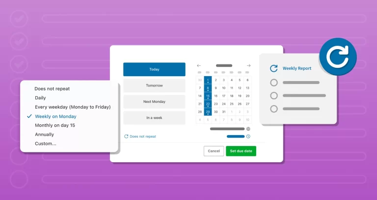 Evernote đã cho phép người dùng tạo các tác vụ định kỳ