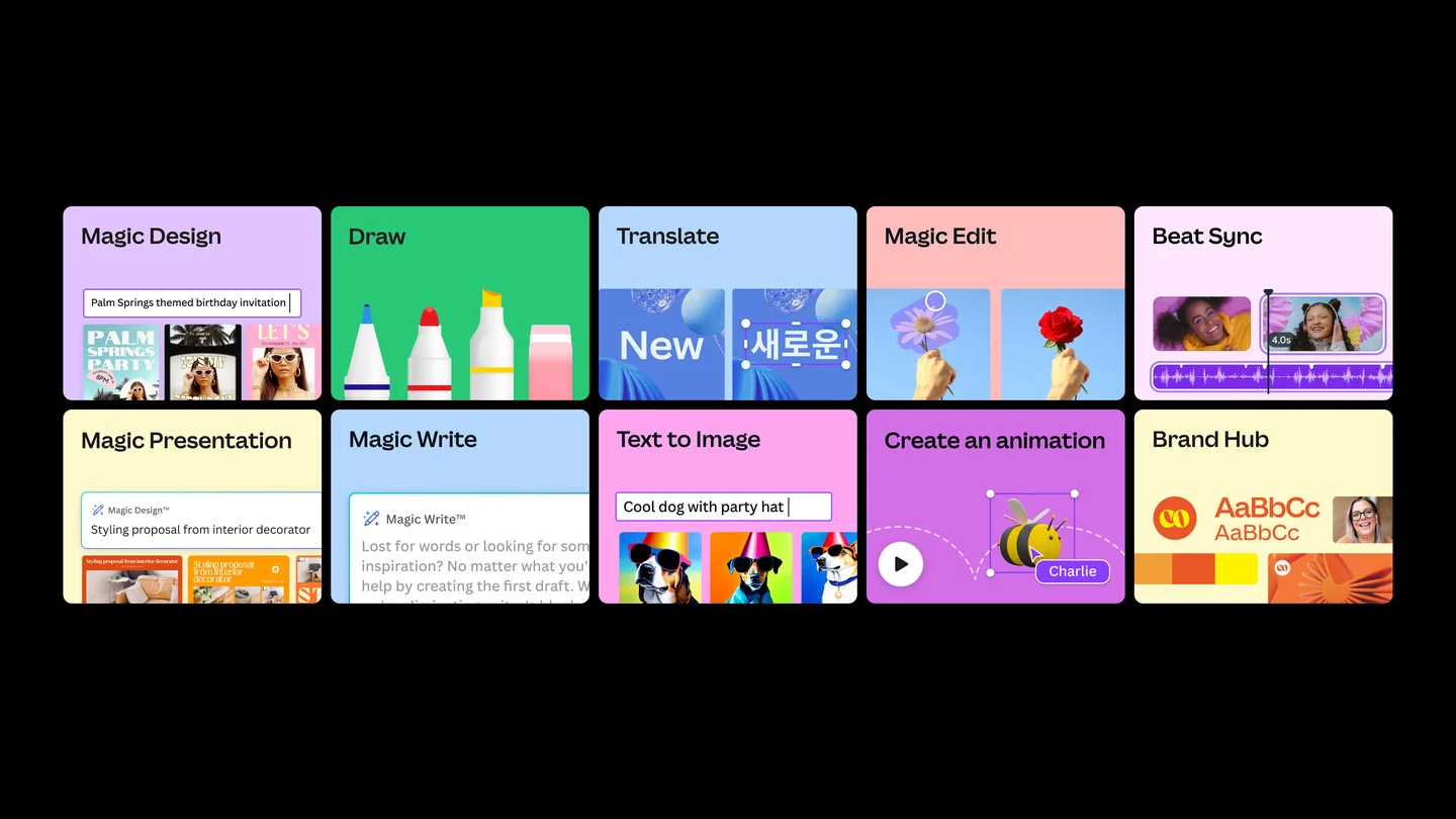 Canva cập nhật workspace và công cụ AI 2