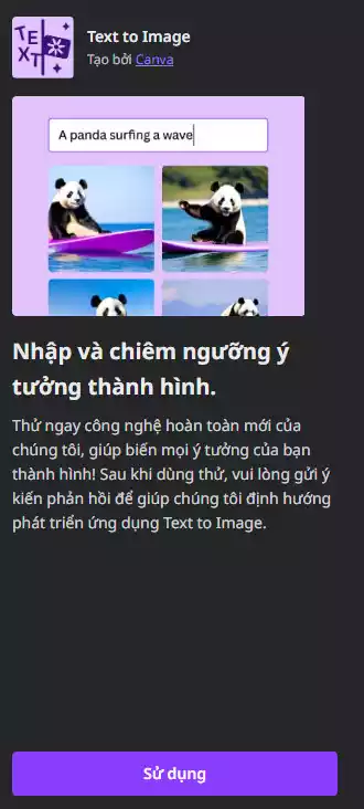 Cách dùng tính năng Text to Image trên Canva 2