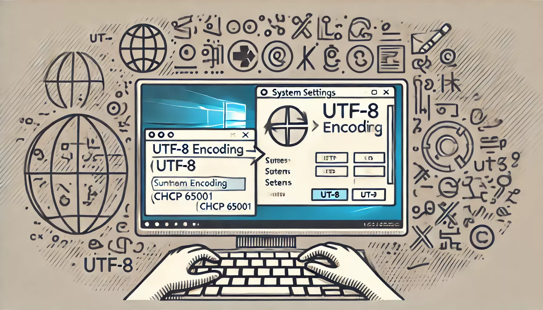 Sử dụng mã hóa UTF8 (CHCP 65001) trong Command Prompt / Windows PowerShell