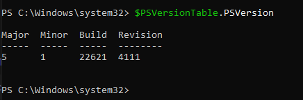 Cách kiểm tra phiên bản PowerShell đã cài đặt 1