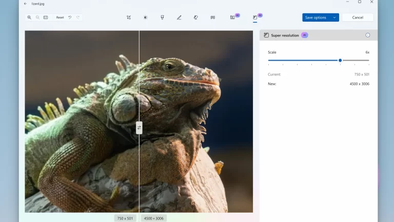 Trải nghiệm tính năng “siêu phân giải” mới trên thiết bị Copilot+ của Microsoft