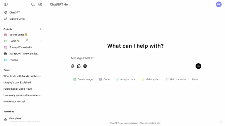 ChatGPT giới thiệu tính năng “Projects” giúp quản lý dữ liệu hiệu quả