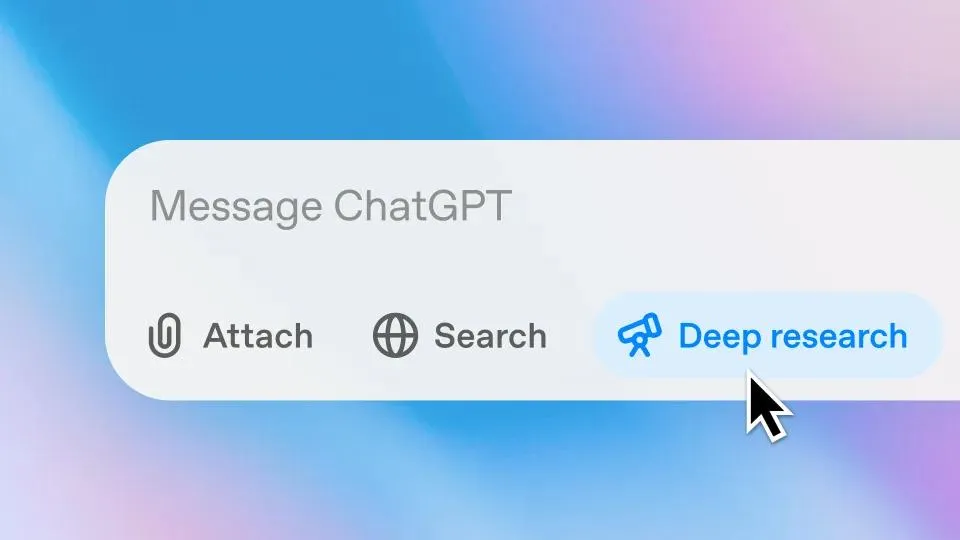 OpenAI mở rộng Deep Research cho tất cả người dùng ChatGPT trả phí