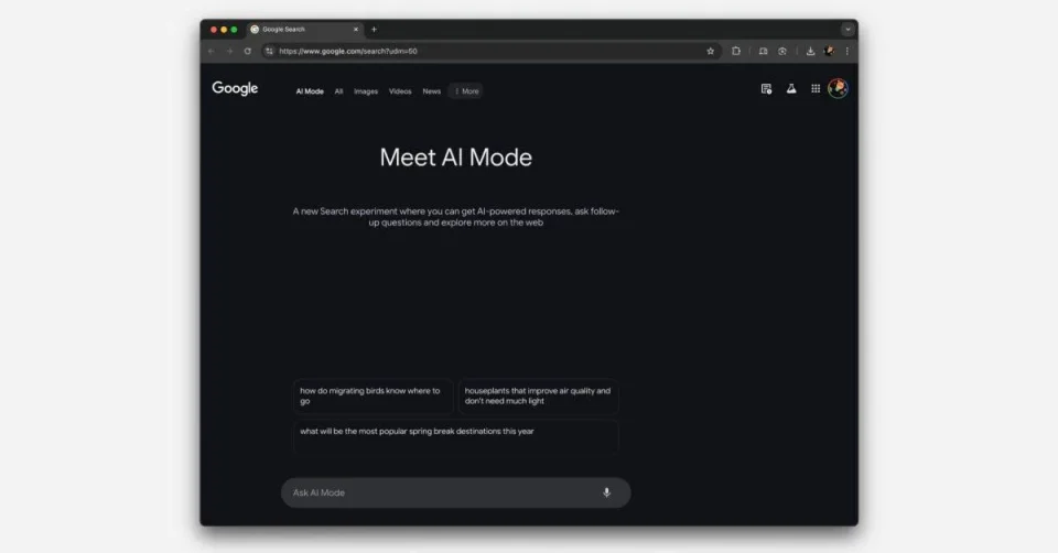 Google mở rộng quyền truy cập chế độ AI Search cho người dùng miễn phí