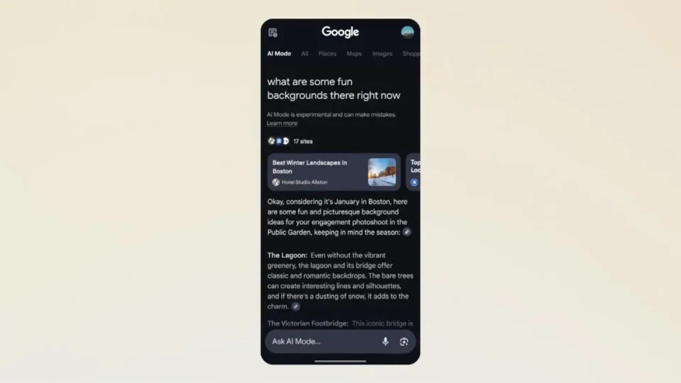 Google ra mắt chế độ AI mới cho tìm kiếm