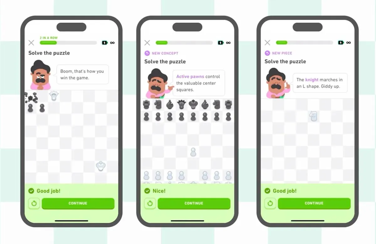 Duolingo giới thiệu khóa học cờ vua mới cho người mới bắt đầu