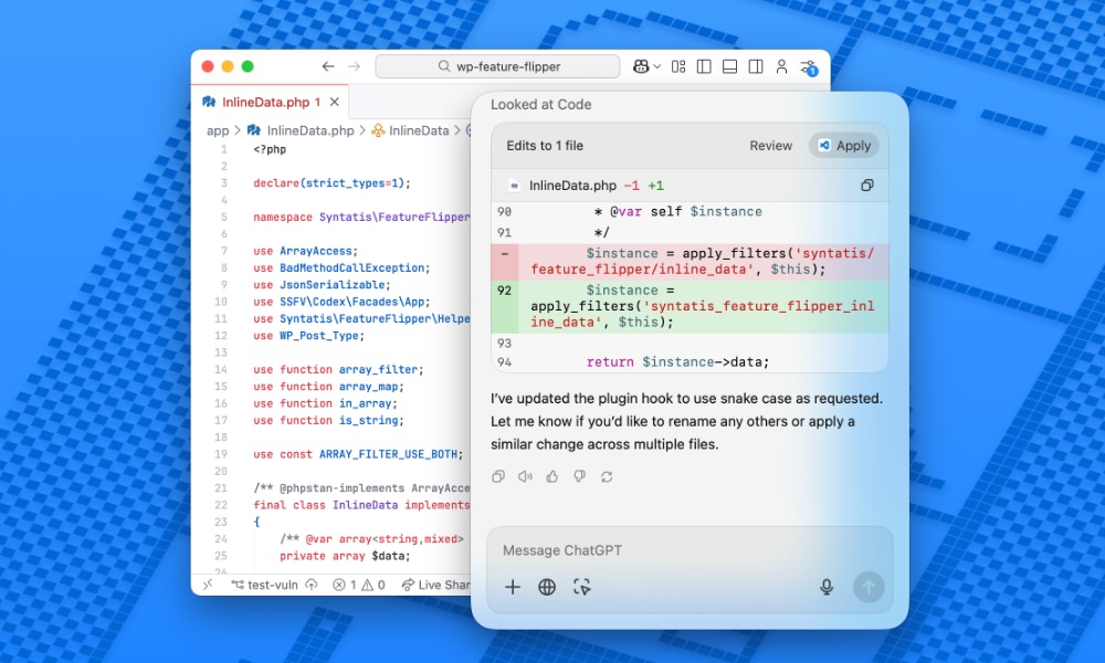Cách sử dụng ChatGPT với Visual Studio Code để nâng cao hiệu suất làm việc 2