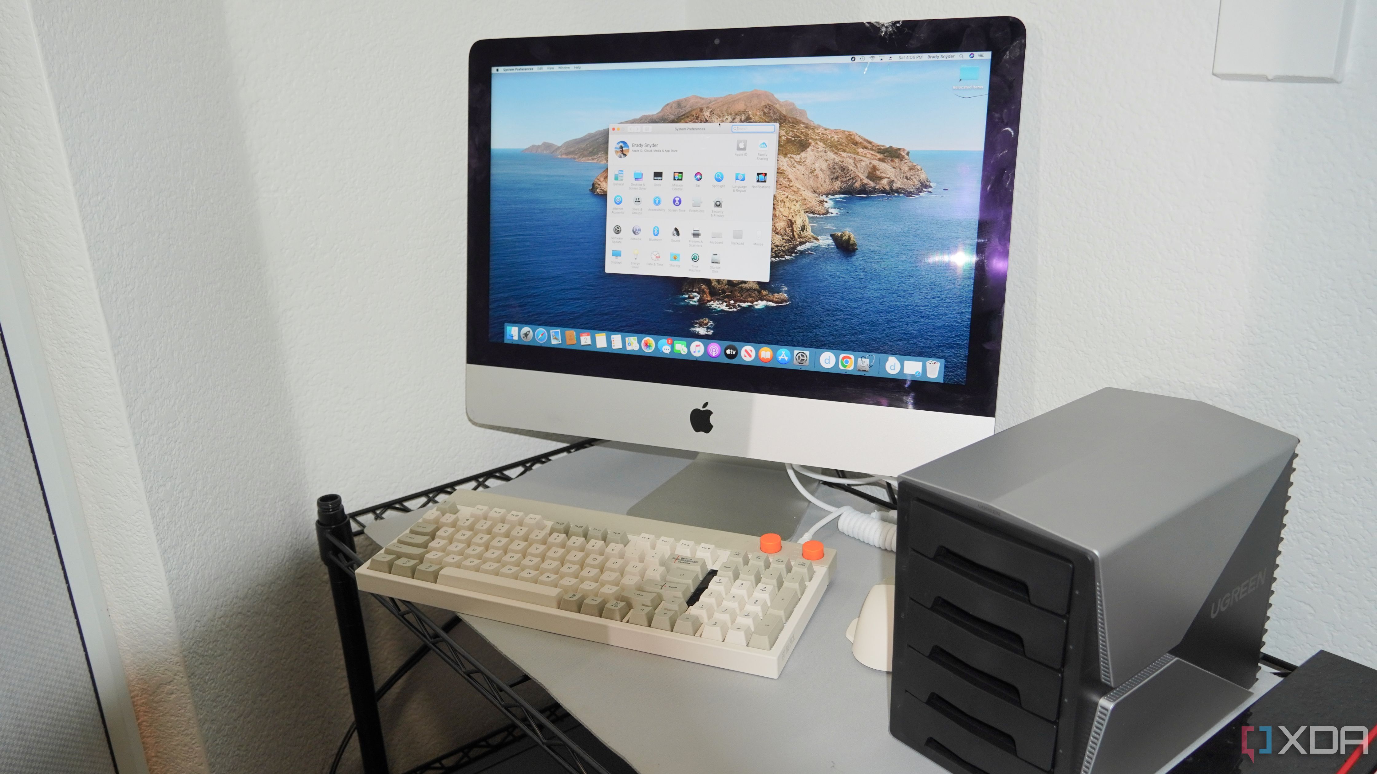Using an iMac as a NAS with a DAS attached.