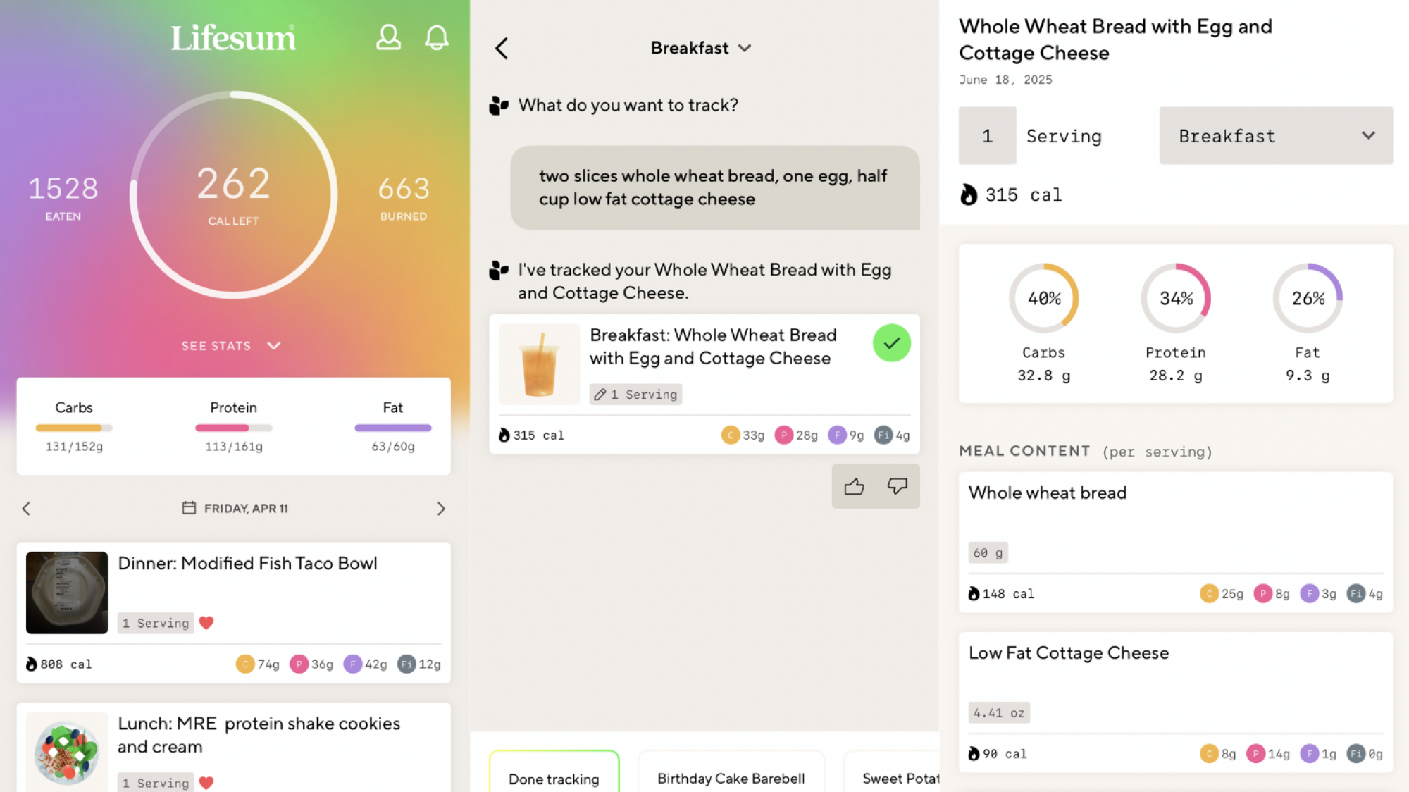 Lifesum in iOS