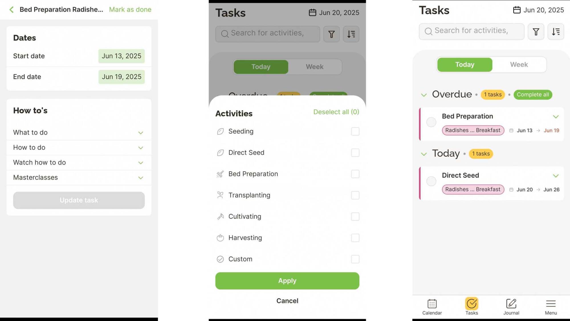 seedtime app, mobile