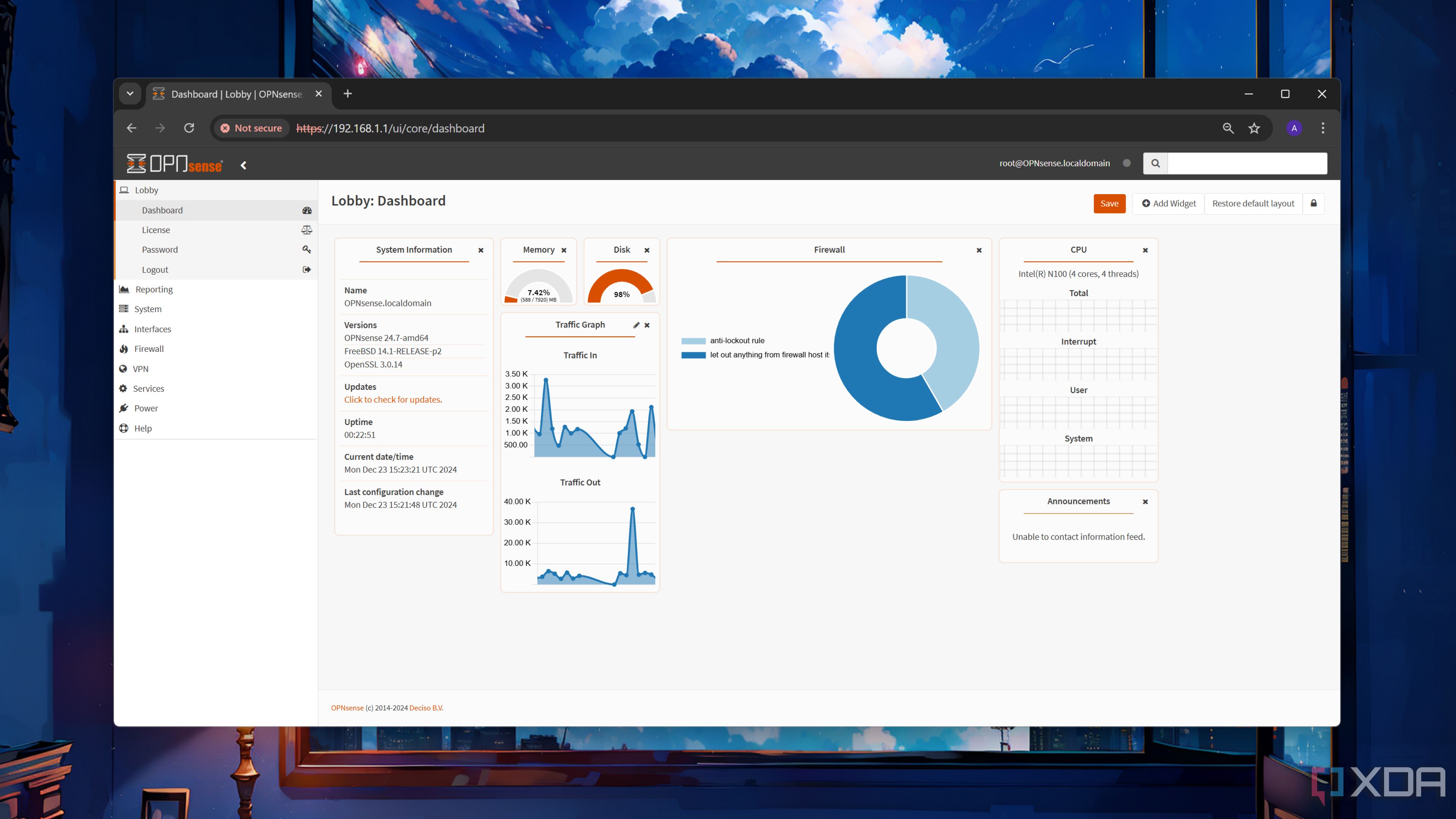 Hướng dẫn tạo DNS server tùy chỉnh với OPNsense và Unbound 2 Gallery Image