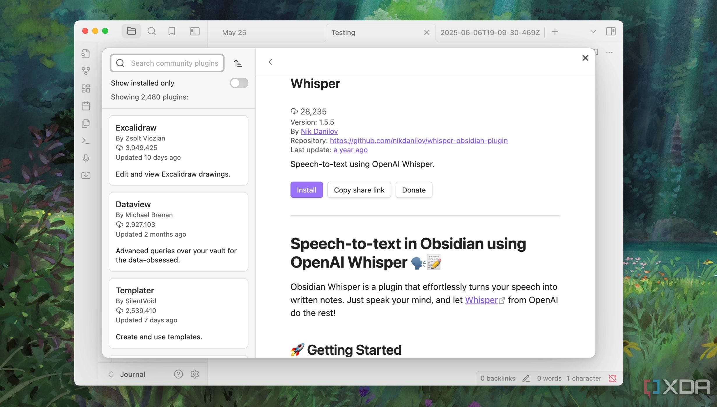 Trải nghiệm Whisper plugin cho Obsidian: Giải pháp ghi chú bằng giọng nói hoàn hảo 2 Whisper plugin for Obsidian